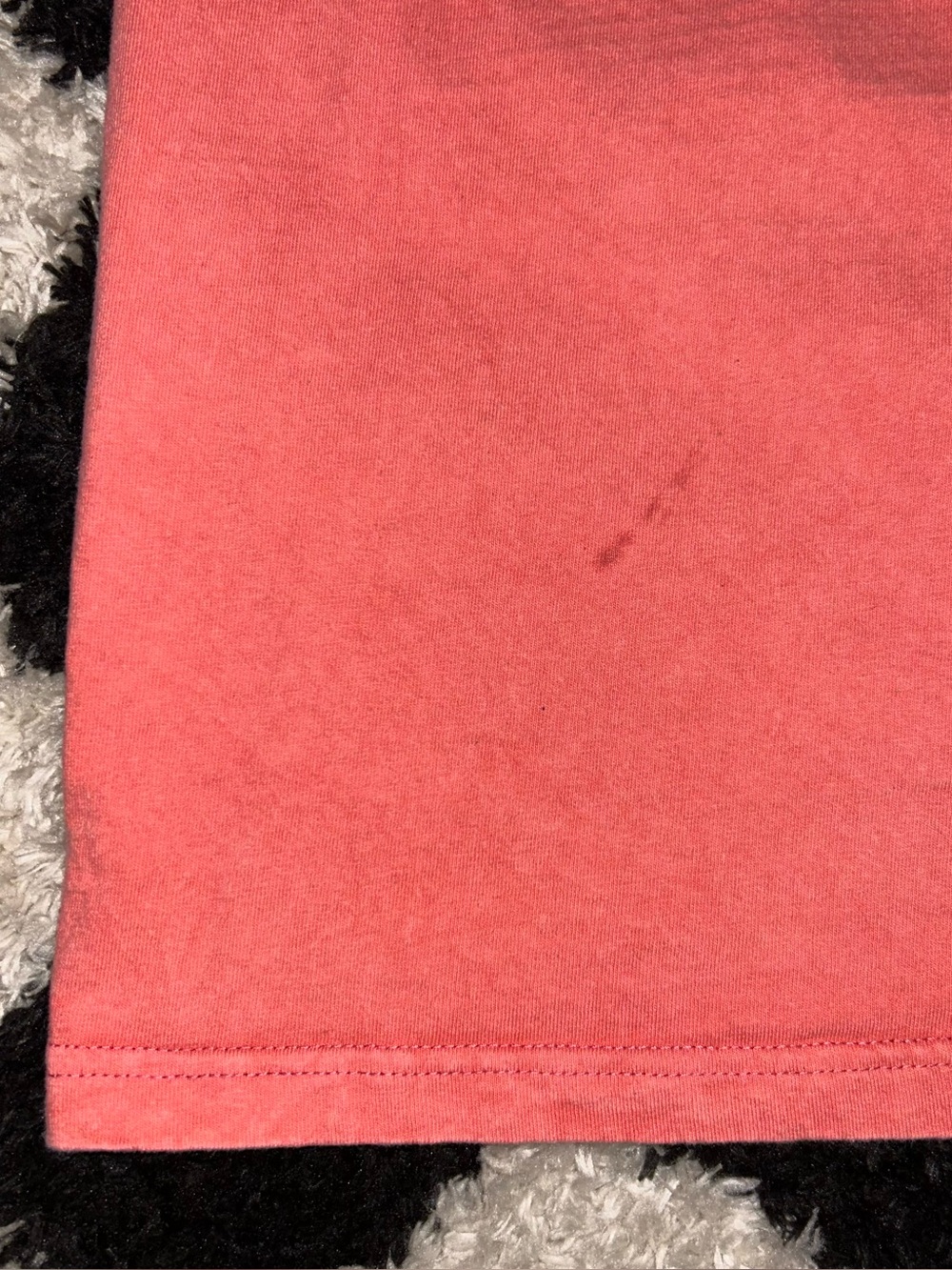 Stussy Coral (Pink/Red) T-Shirt - Men’s Small - Large Back Graphic Logo Tee - Picture 5 of 8
